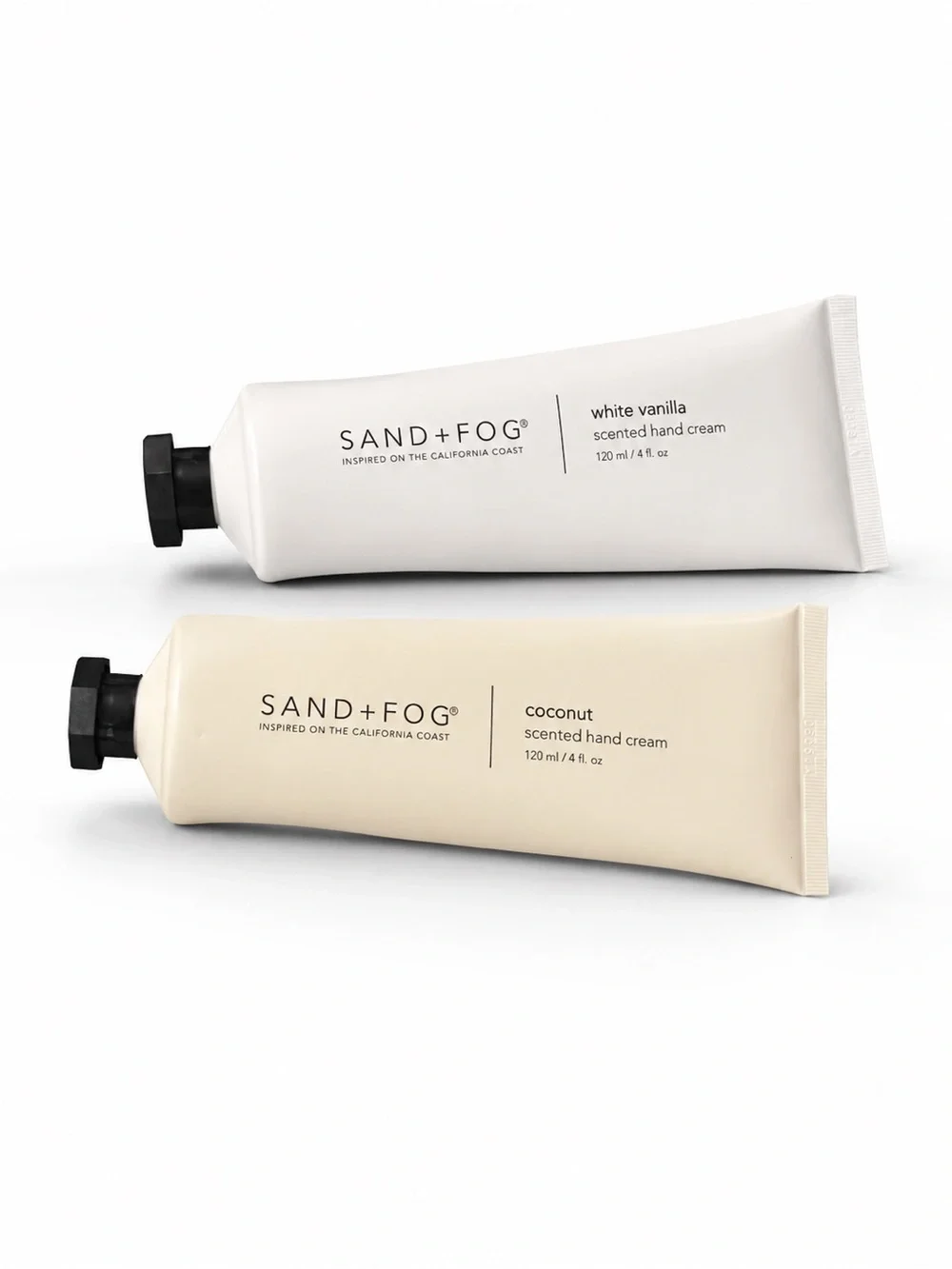 SAND+FOG White Vanilla & Coconut Scented Hand Cream Duo